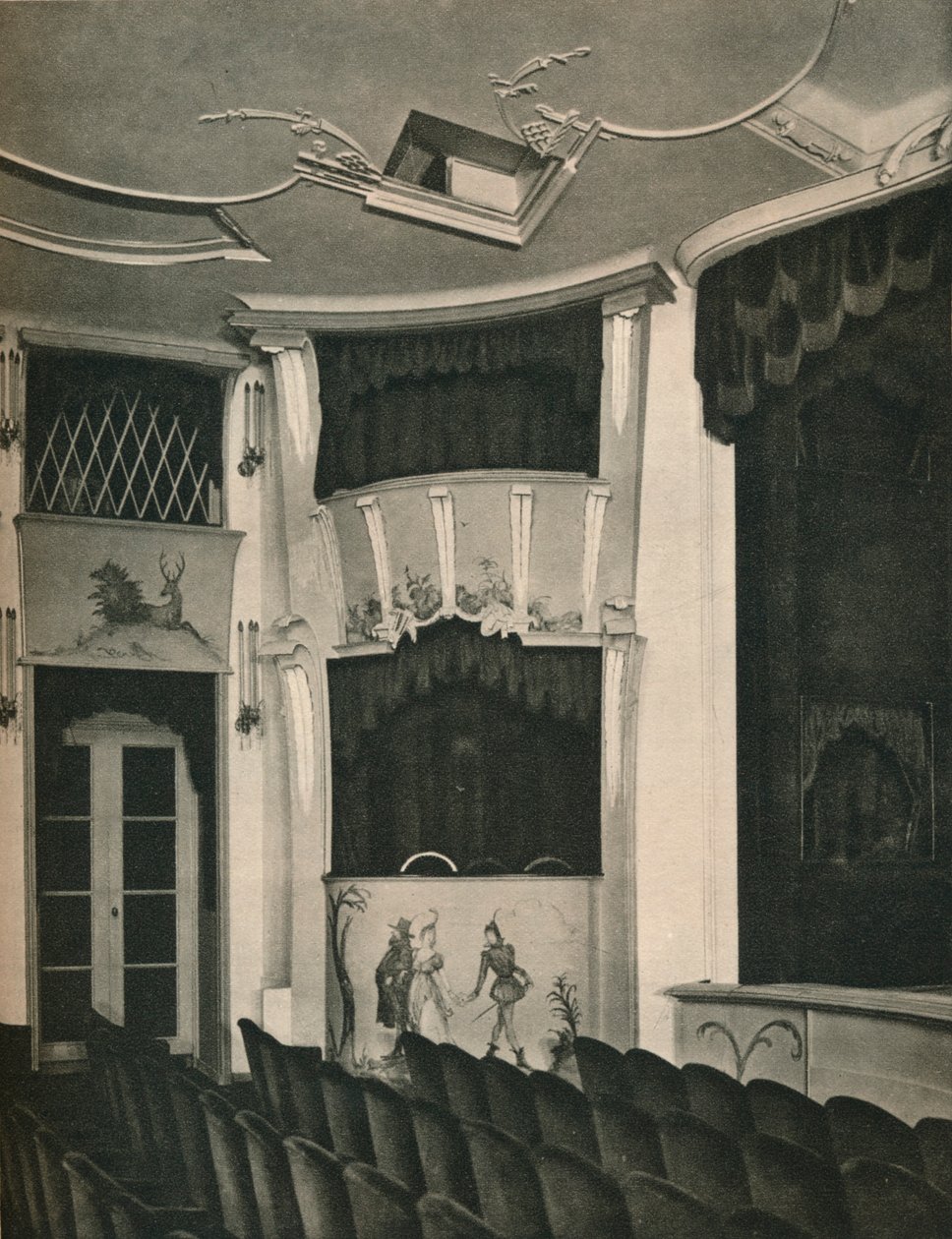 कोमोडी थियेटर, बर्लिन में प्रोसेनियम और स्टेज बॉक्स, c1926 द्वारा अज्ञात