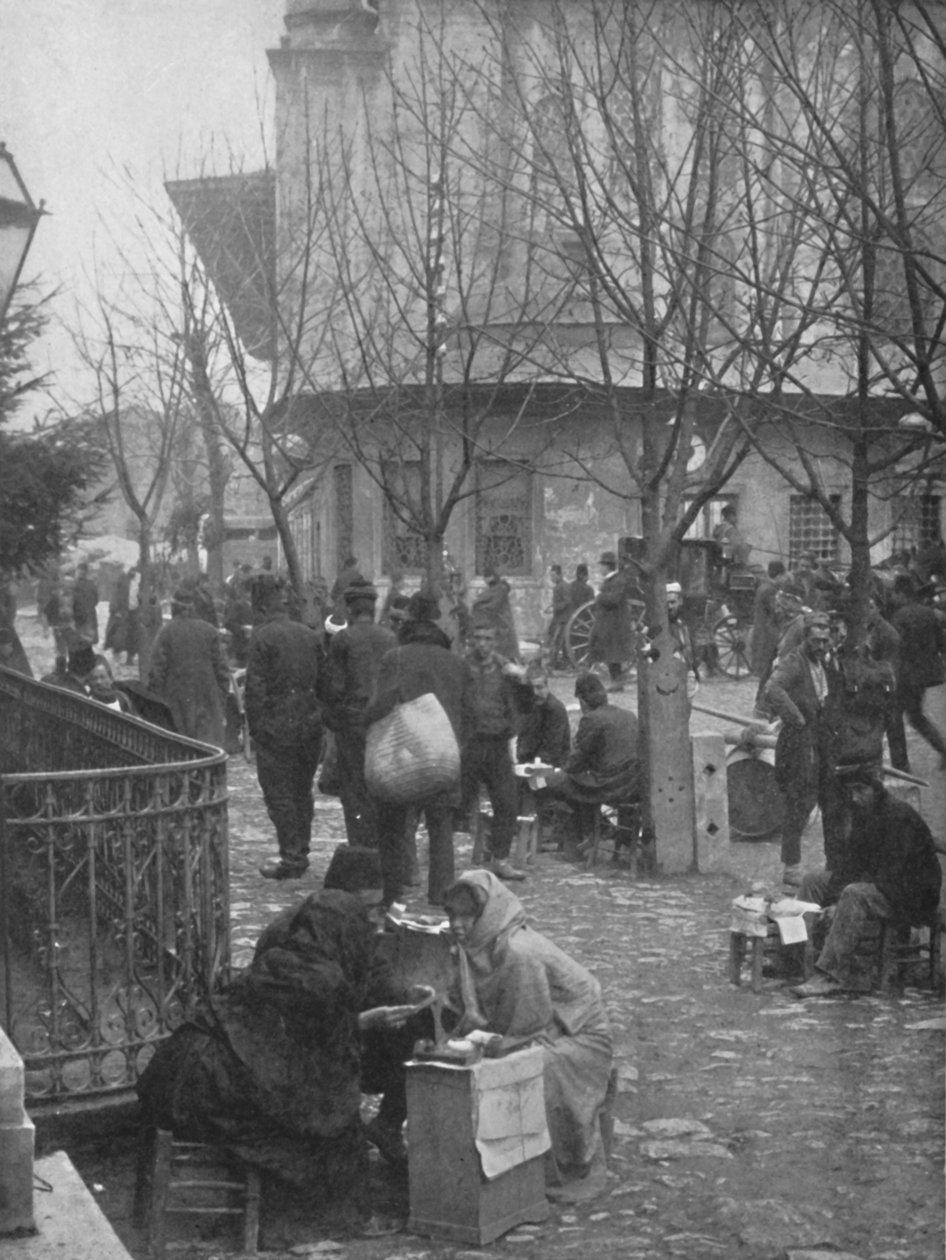 कांस्टेंटिनोपल स्ट्रीट में सार्वजनिक पत्र-लेखक, 1913 द्वारा अज्ञात