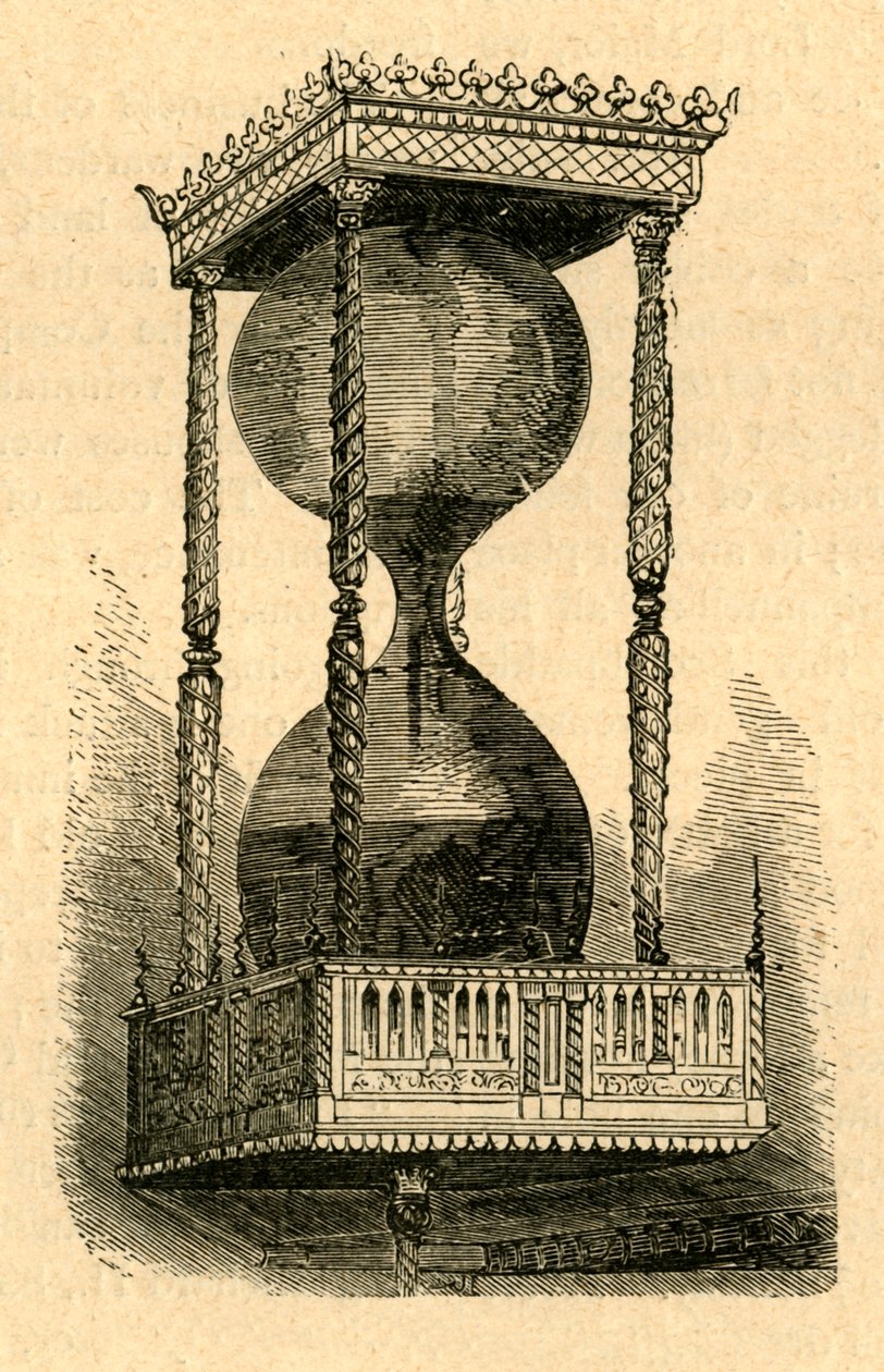 पल्पिट आवर-ग्लास, 1897। द्वारा अज्ञात