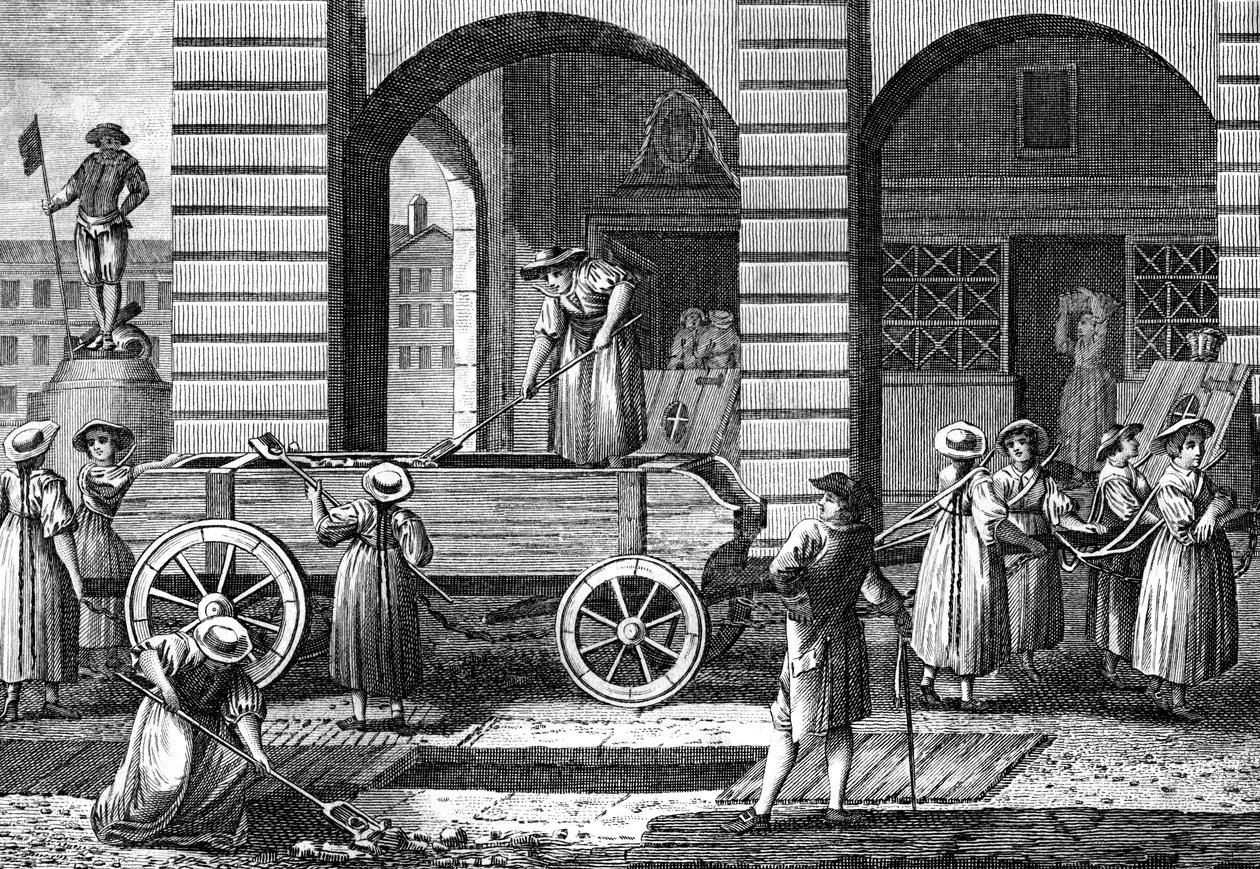 स्विट्जरलैंड में वेश्याओं की सजा, c18 वीं सदी द्वारा अज्ञात