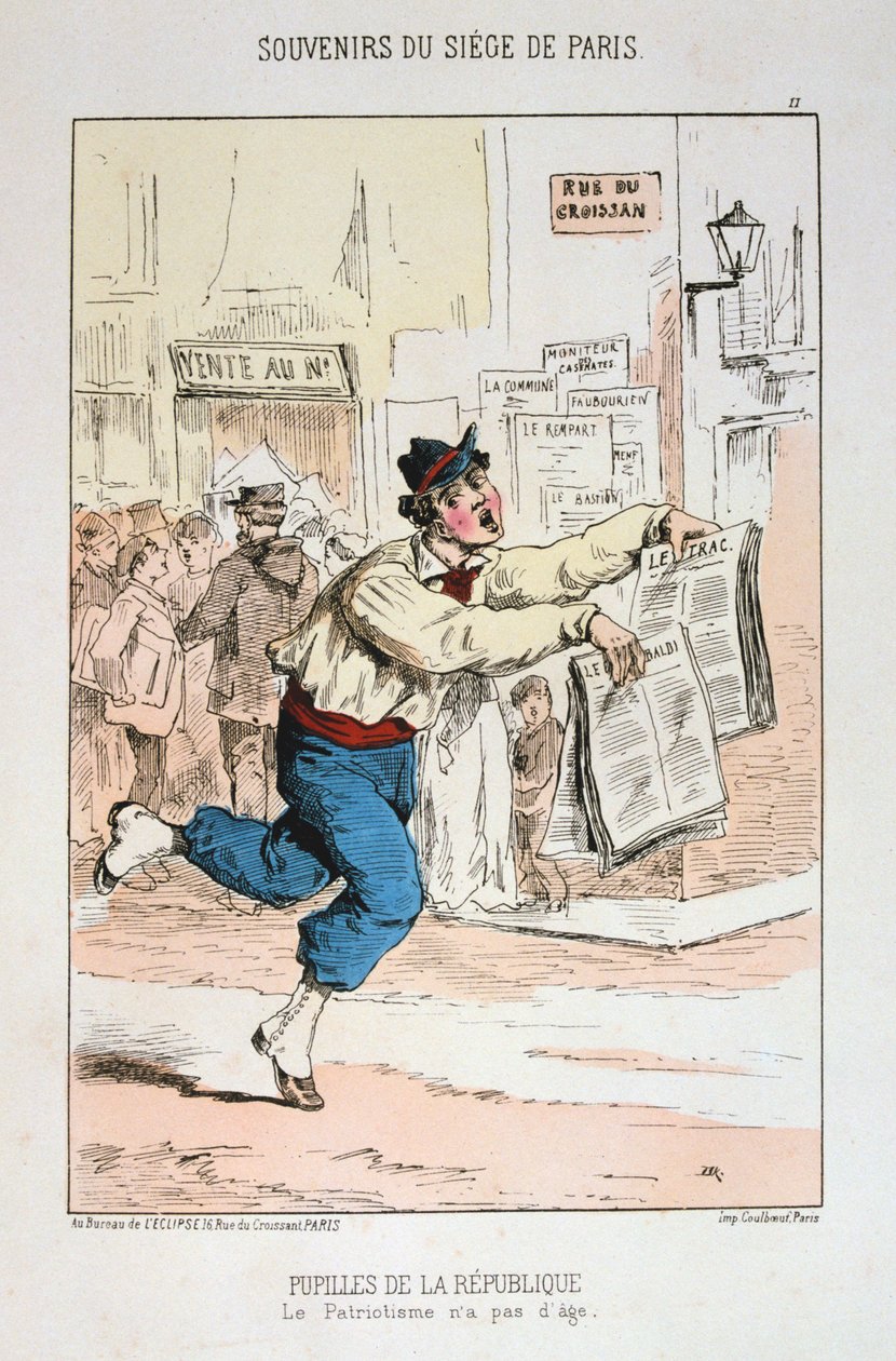 पुपिल्स डे ला रिपब्लिक, घेराबंदी पेरिस, 1870-1871 द्वारा अज्ञात