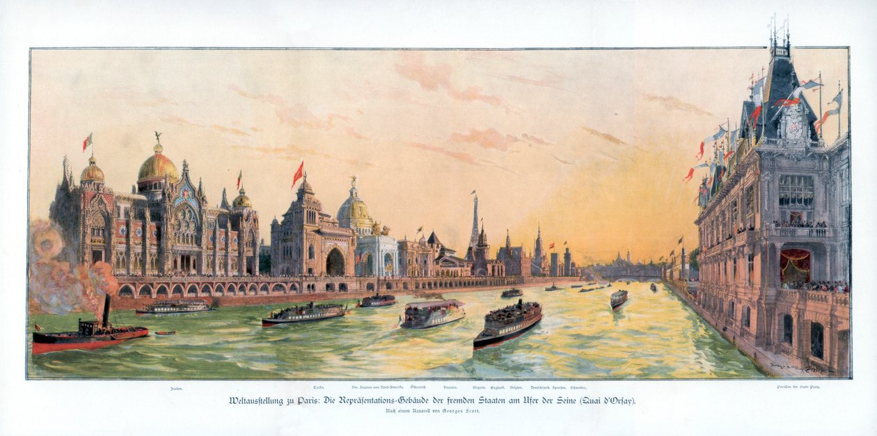 क्वाई डोसे, पेरिस विश्व प्रदर्शनी, 1889, 1900 द्वारा अज्ञात