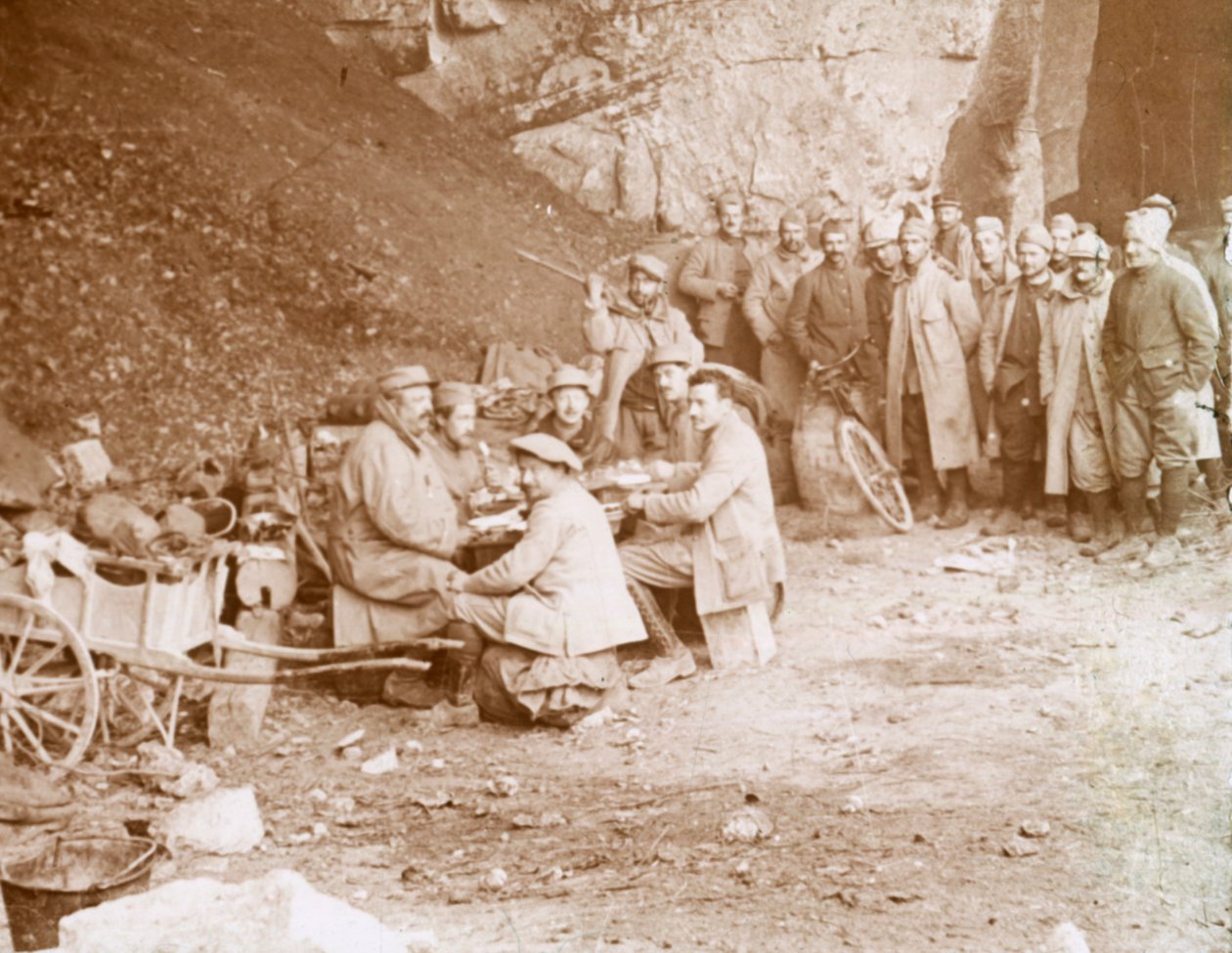 क्वारी, बैलेरॉय, उत्तरी फ्रांस, c1914-c1918 द्वारा अज्ञात