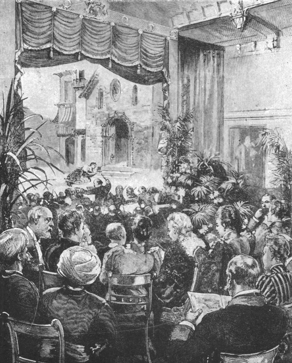 1891, 1901, विंडसर में क्वीन विक्टोरिया सुनवाई कैवलेरिया रस्टिकाना। द्वारा अज्ञात