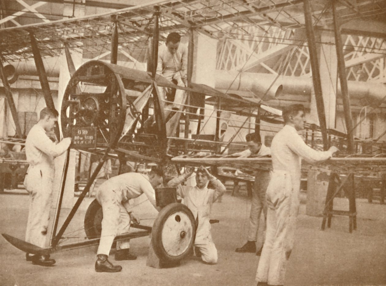 आरएएफ़ अपरेंटिस, तकनीकी स्कूल, हाल्टन, बकिंघमशायर, 1927 में एक विमान की सवारी द्वारा अज्ञात