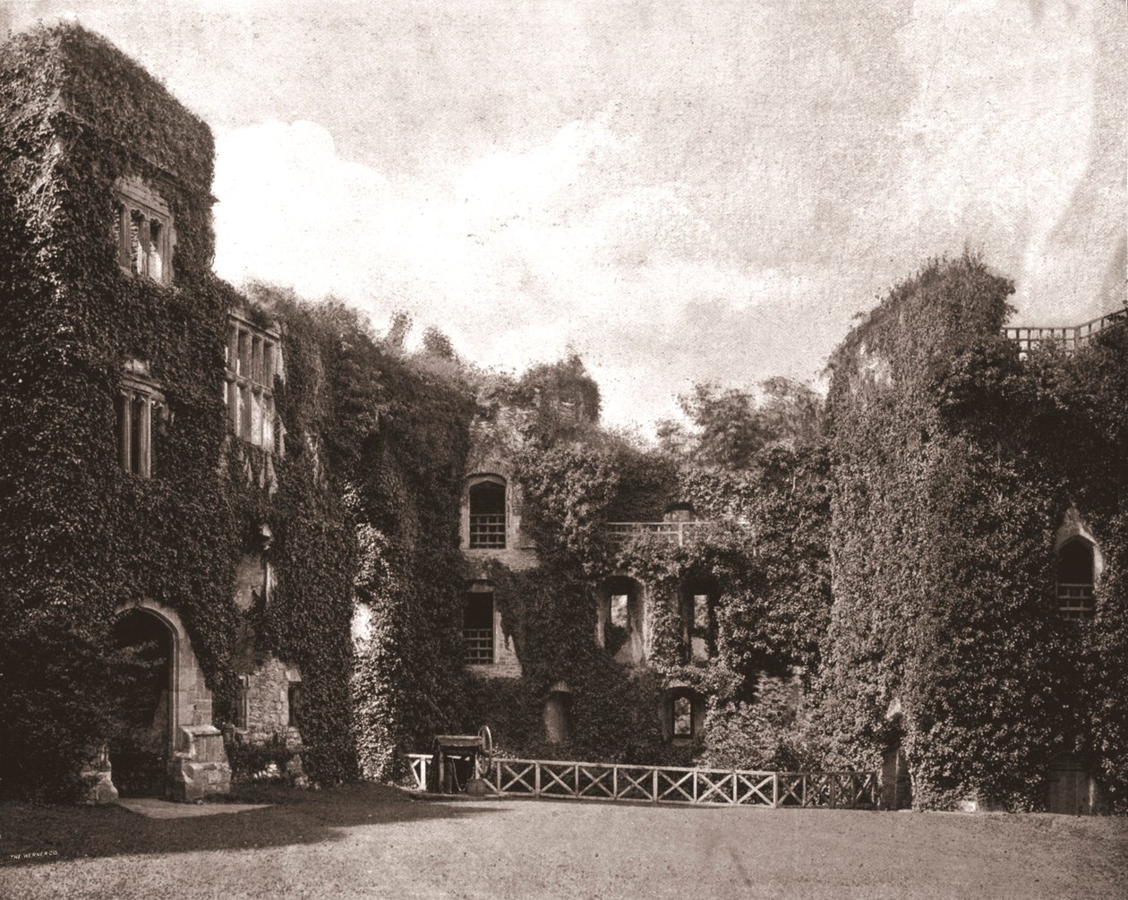 रागलान कैसल, मॉनमाउथशायर, वेल्स, 1894। द्वारा अज्ञात