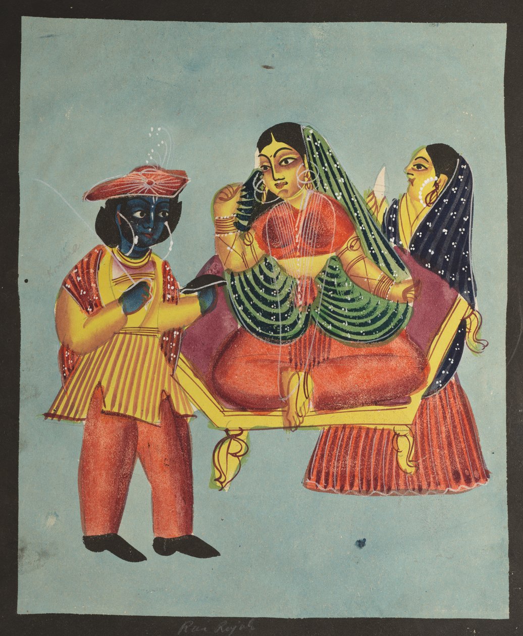 राय राजा, 1800s। द्वारा अज्ञात