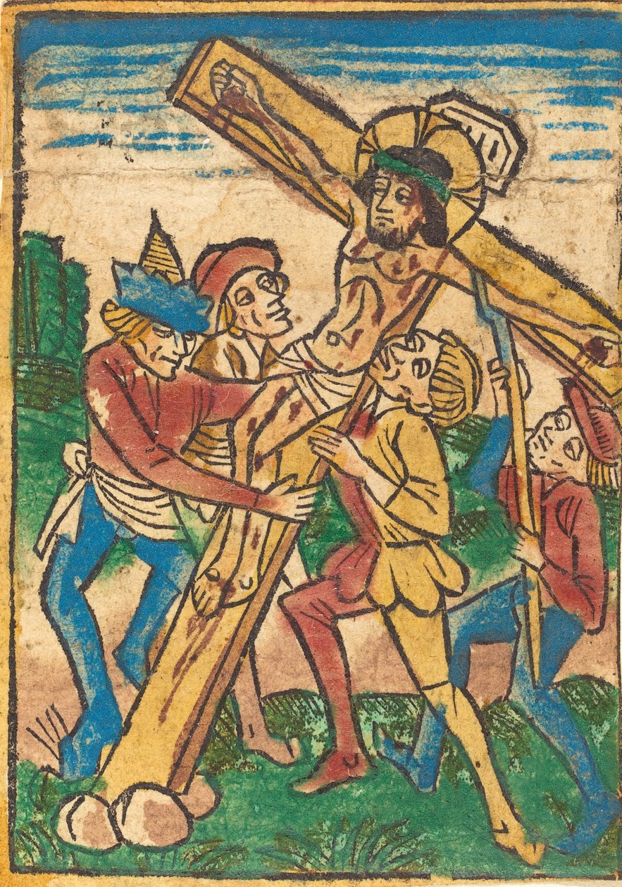 क्रॉस उठाना, सी. 1490. द्वारा अज्ञात