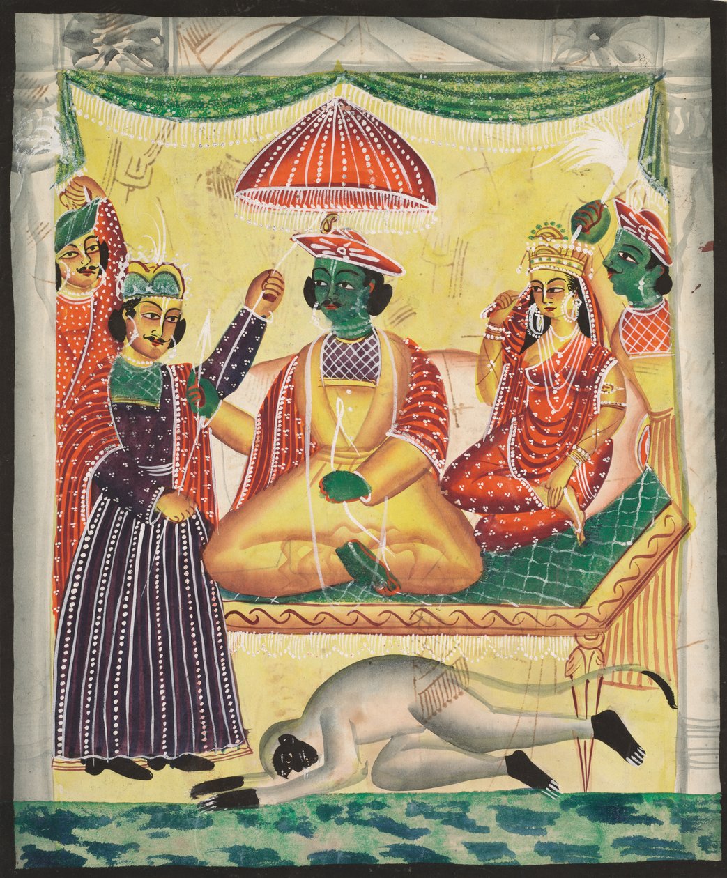 राम और सीता, 1800s। द्वारा अज्ञात