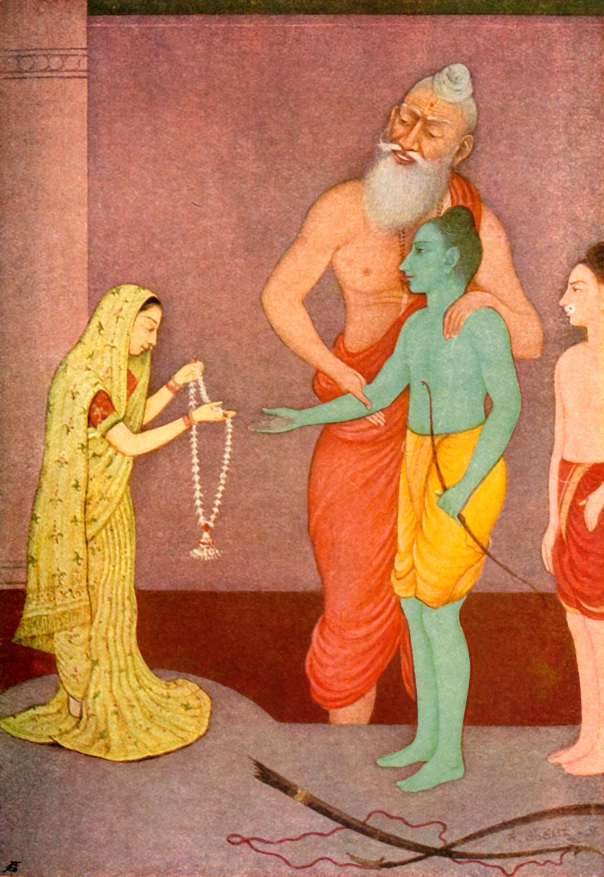 'राम का विवाह', 1920। द्वारा अज्ञात