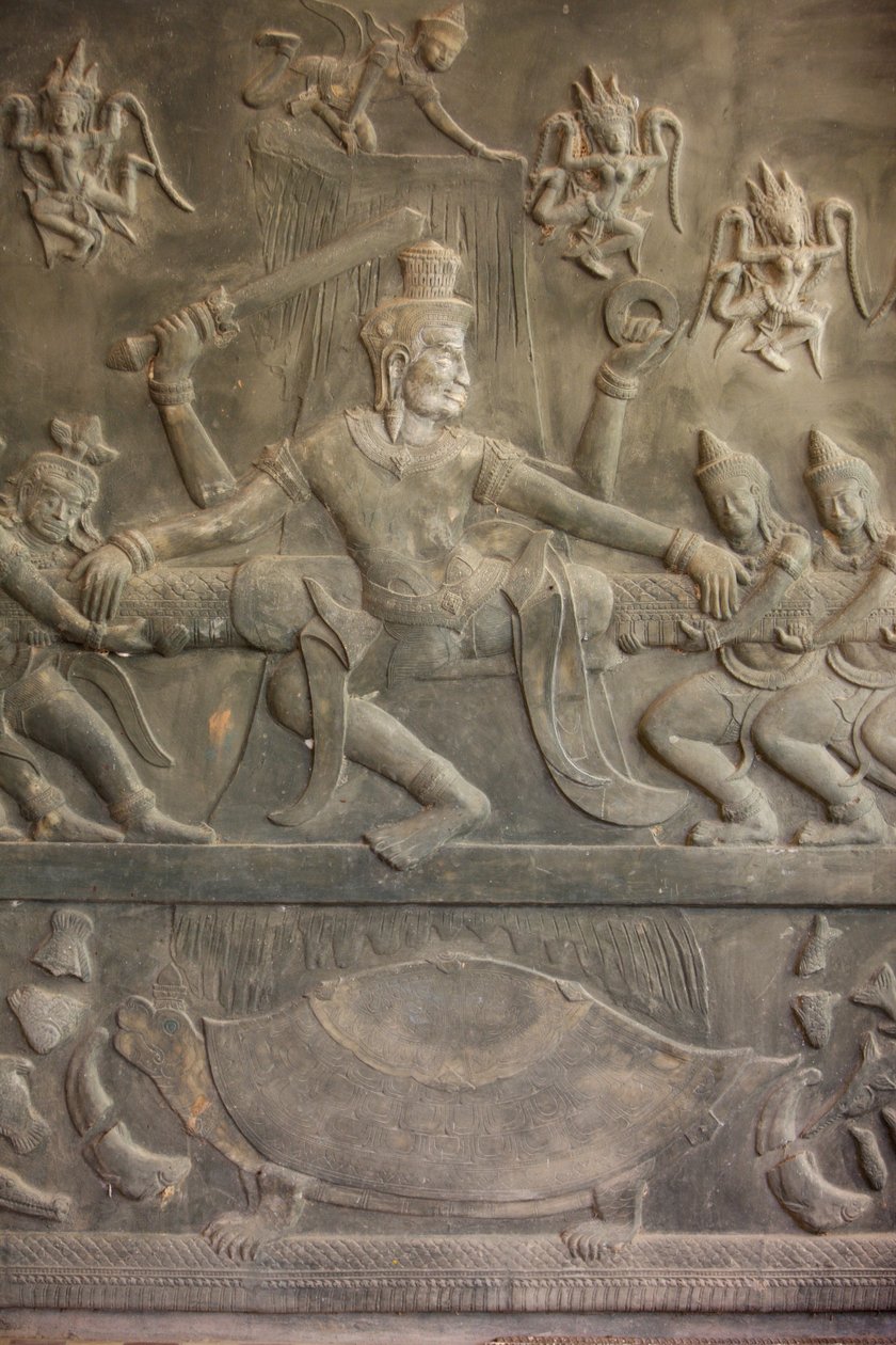 रामायण मूर्तिकला, सिएम रीप, कंबोडिया द्वारा अज्ञात