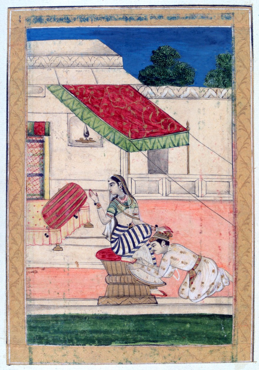 Ramkali Ragini, Ragamala Album, School of Rajasthan, 19th century द्वारा अज्ञात