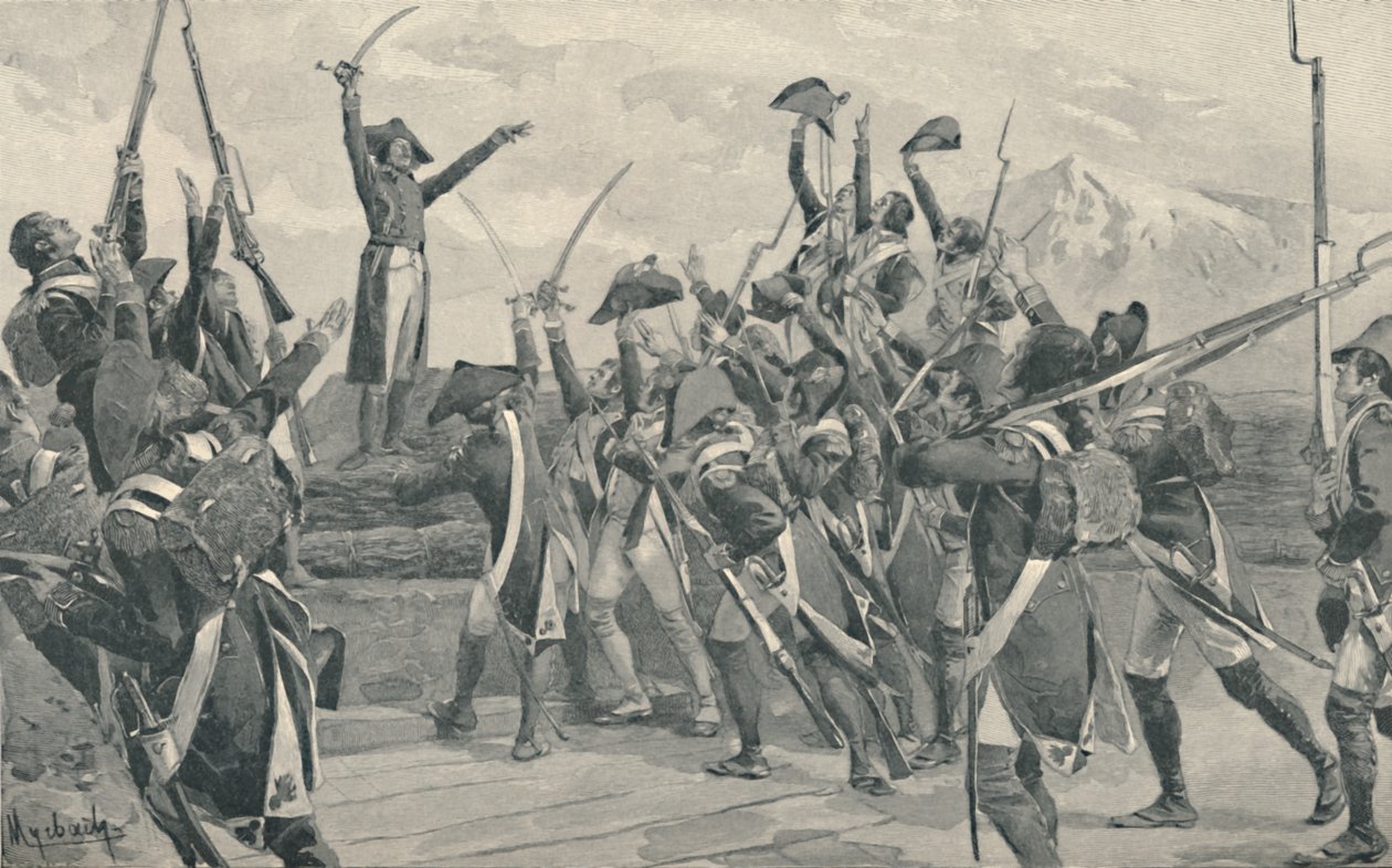 रैम्पन्स सोल्जर्स द ऑउट नेवर टू सरेंडर, 1796, 1896 द्वारा अज्ञात