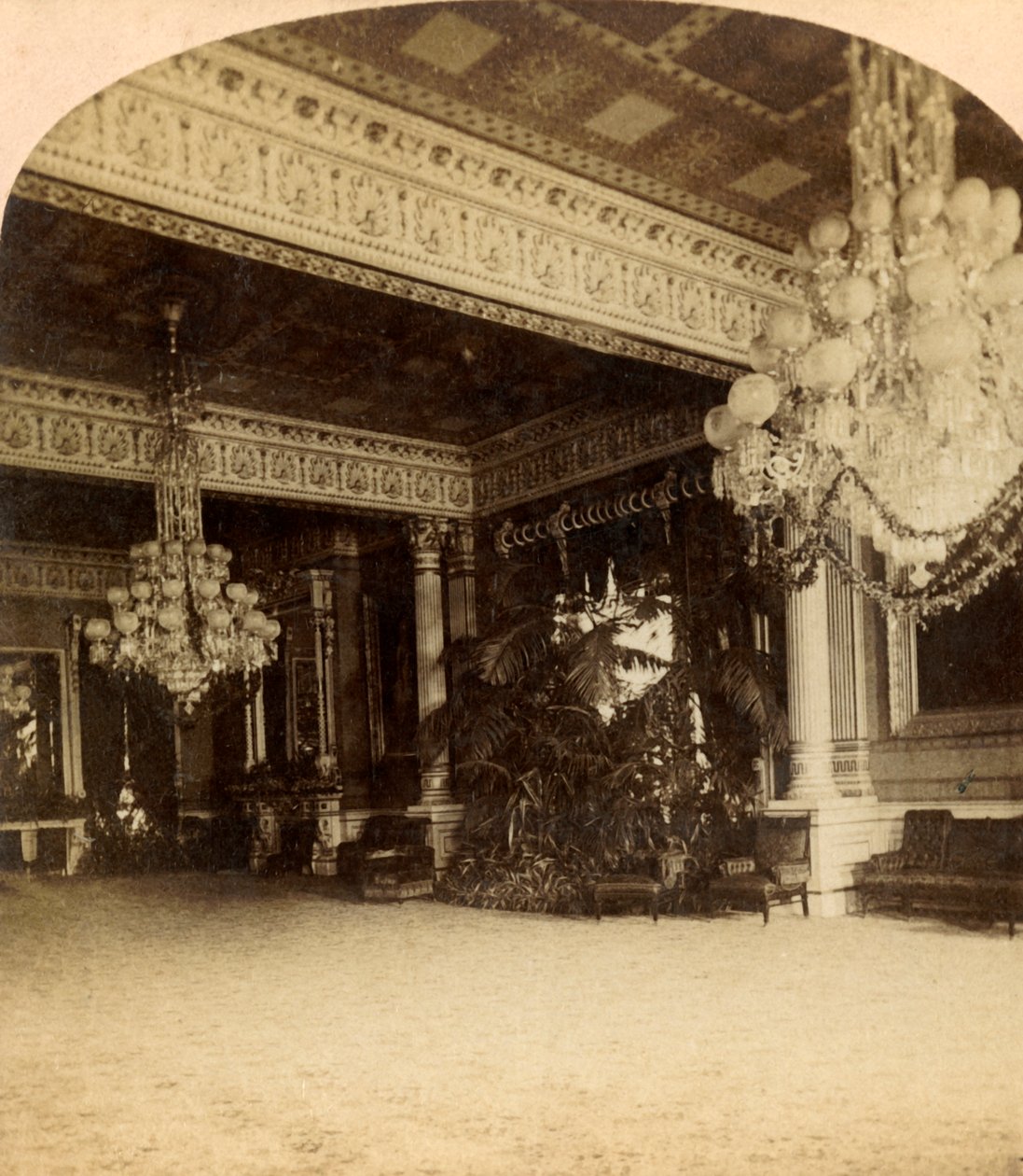 रिसेप्शन रूम, व्हाइट हाउस, वाशिंगटन, c1900। द्वारा अज्ञात