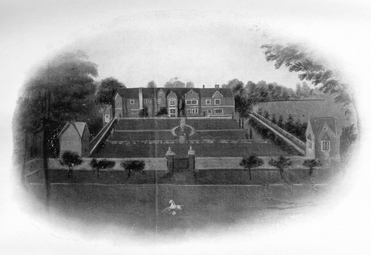 रेड हाउस, नियर यॉर्क, इन द टाइम ऑफ चार्ल्स I, 1911 द्वारा अज्ञात