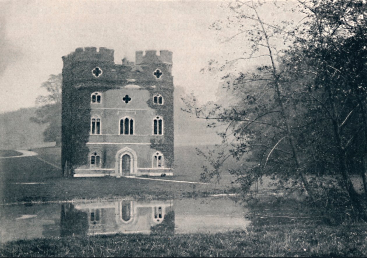 वॉल्सी पैलेस, एशर, 1903 के अवशेष द्वारा अज्ञात