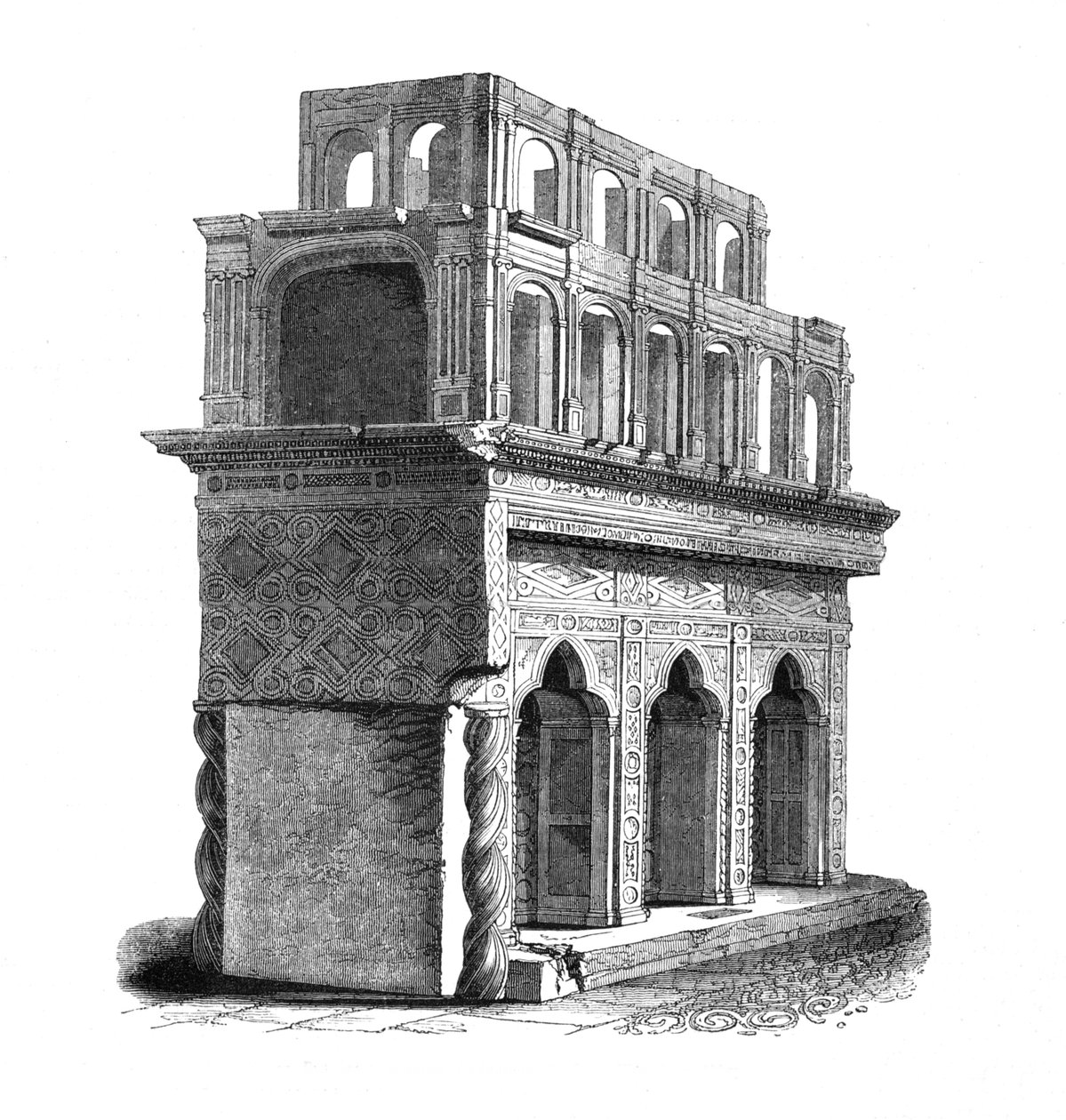 एडवर्ड द कन्फ़ेक्टर के श्राइन के अवशेष, वेस्टमिंस्टर एब्बे, 1845 द्वारा अज्ञात
