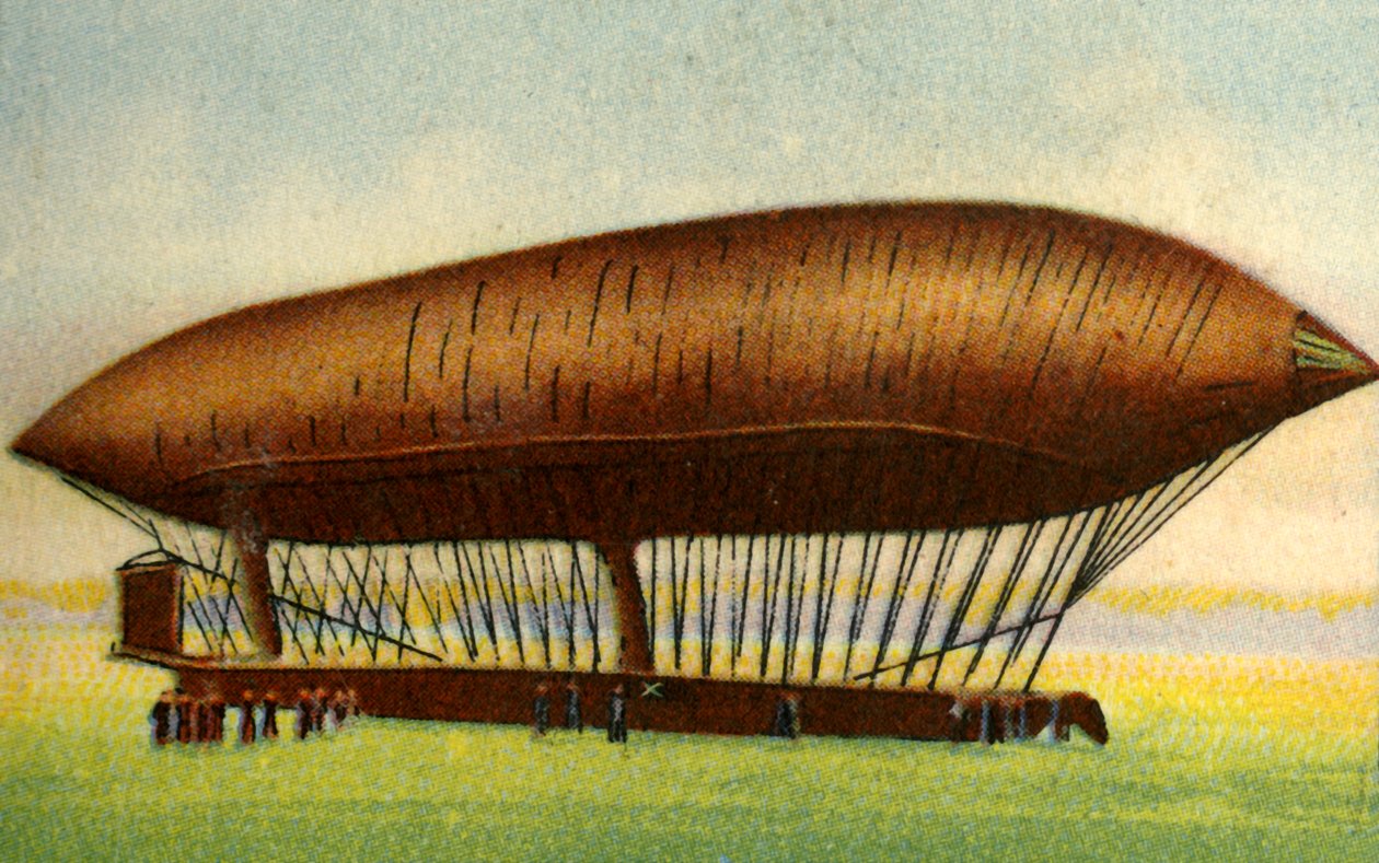 रेनार्ड और क्रेब्स एयरशिप, 1884, 1932। द्वारा अज्ञात