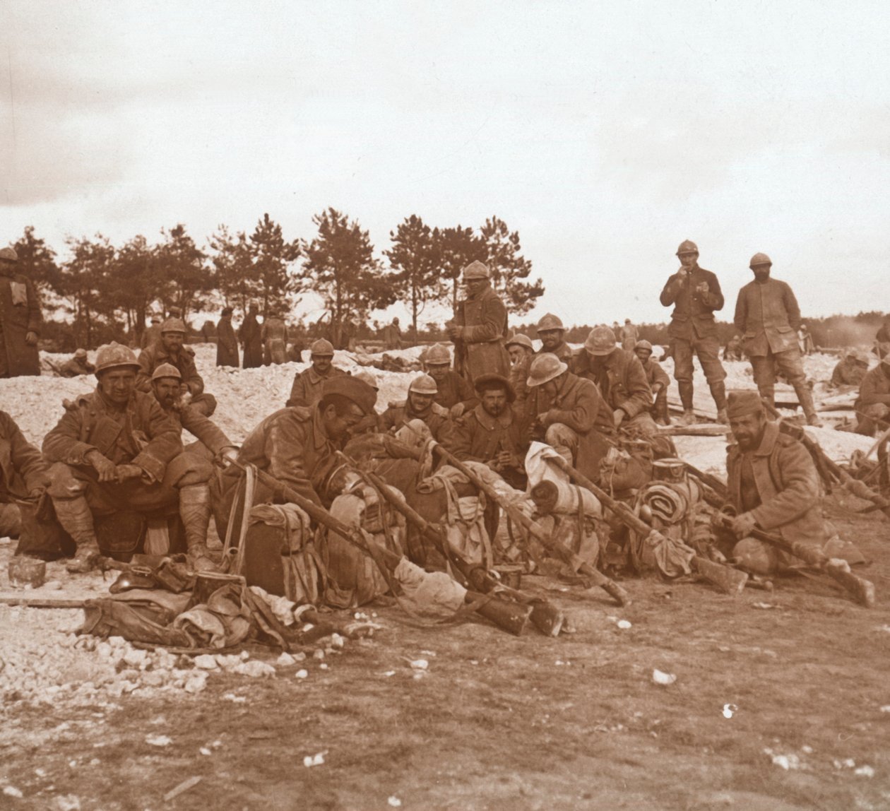 बाकी स्टॉप, शैम्पेन, उत्तरी फ्रांस, c1914-c1918 द्वारा अज्ञात
