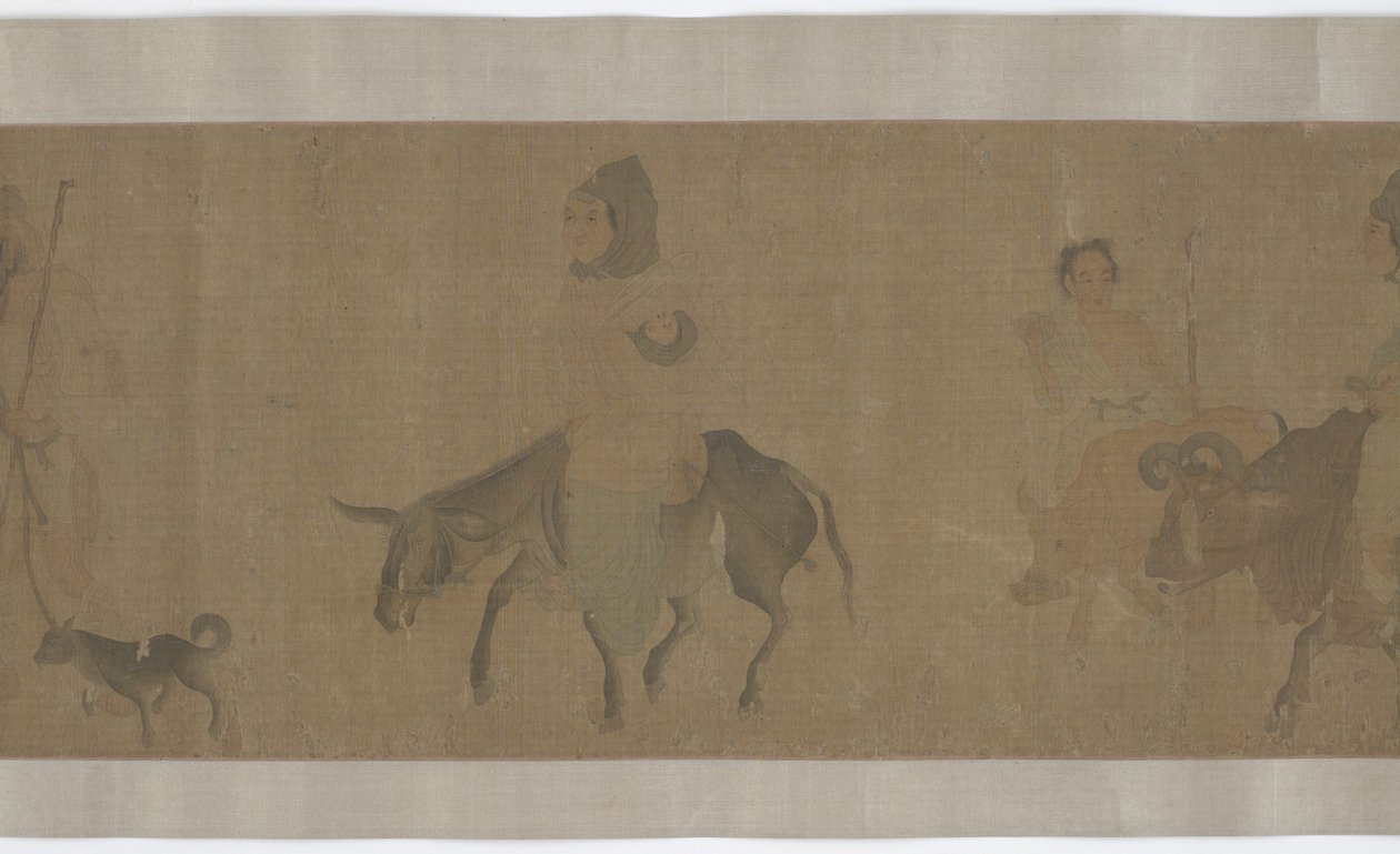 हार्वेस्ट, युआन या मिंग राजवंश के बाद घर वापसी, 14वीं-15वीं शताब्दी। द्वारा अज्ञात