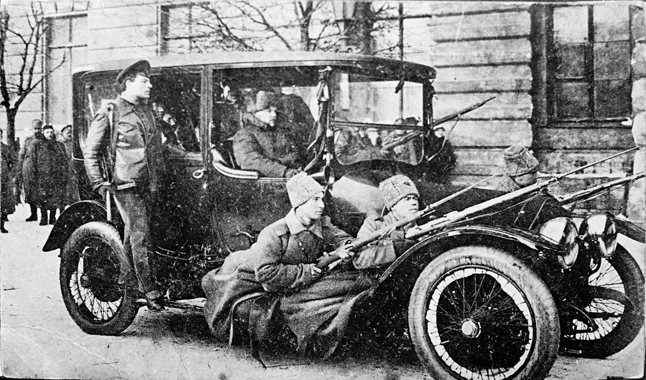 पेत्रोग्राद, रूस, रूसी क्रांति, 1917 में क्रांतिकारी गार्ड द्वारा अज्ञात