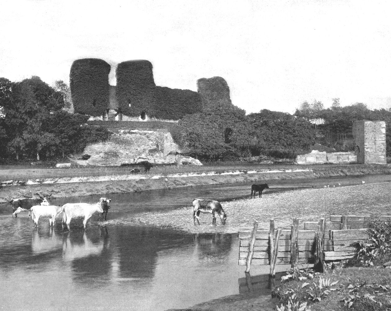 रूडलान कैसल, डेंबिशायर, वेल्स, 1894। द्वारा अज्ञात