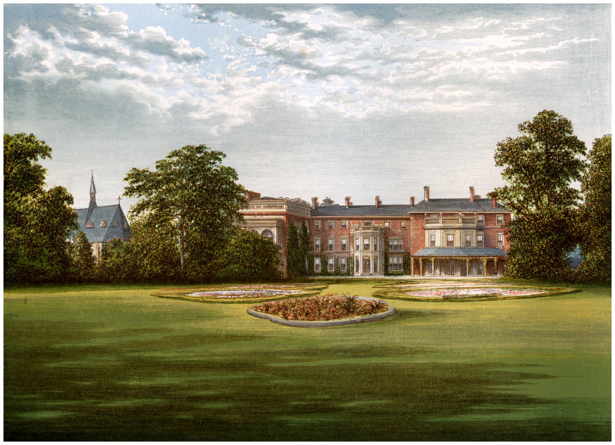 Rhydd Court, Worcestershire, Baronet Lechmere, c1880 का घर द्वारा अज्ञात