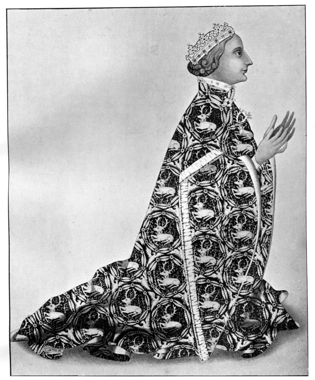 अपने भक्तों में रिचर्ड द्वितीय, सी 1380, 1910 द्वारा अज्ञात