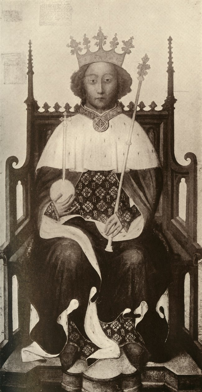 रिचर्ड II, c1390, 1909 द्वारा अज्ञात