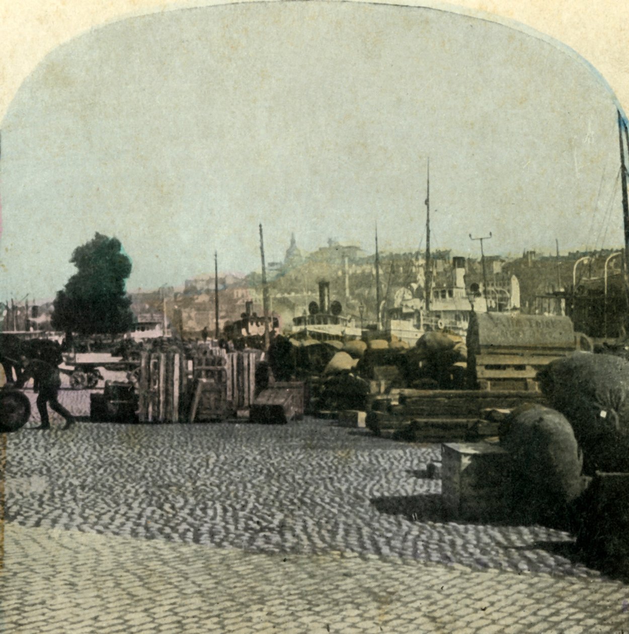 रिदरहोलमेन क्वे, स्टॉकहोम, स्वीडन, c1900। द्वारा अज्ञात