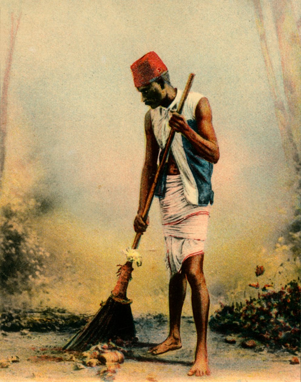 सड़क साफ करने वाला, । द्वारा अज्ञात