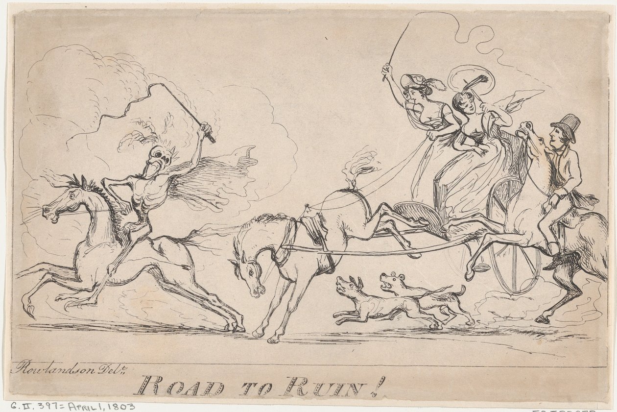 रोड टू रुइन!, 1 अप्रैल, 1803., 1 अप्रैल, 1803। द्वारा अज्ञात