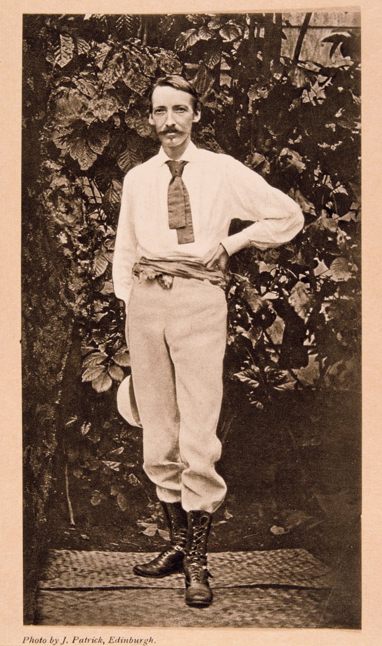 समोआ में रॉबर्ट लुई स्टीवेन्सन, c1890 द्वारा अज्ञात