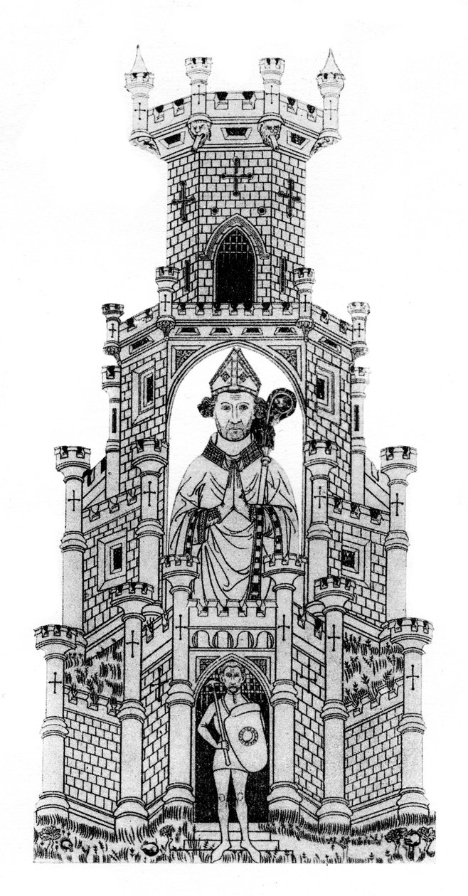 सालिसबरी के बिशप रॉबर्ट विविल और उनके चैंपियन, 1924 द्वारा अज्ञात
