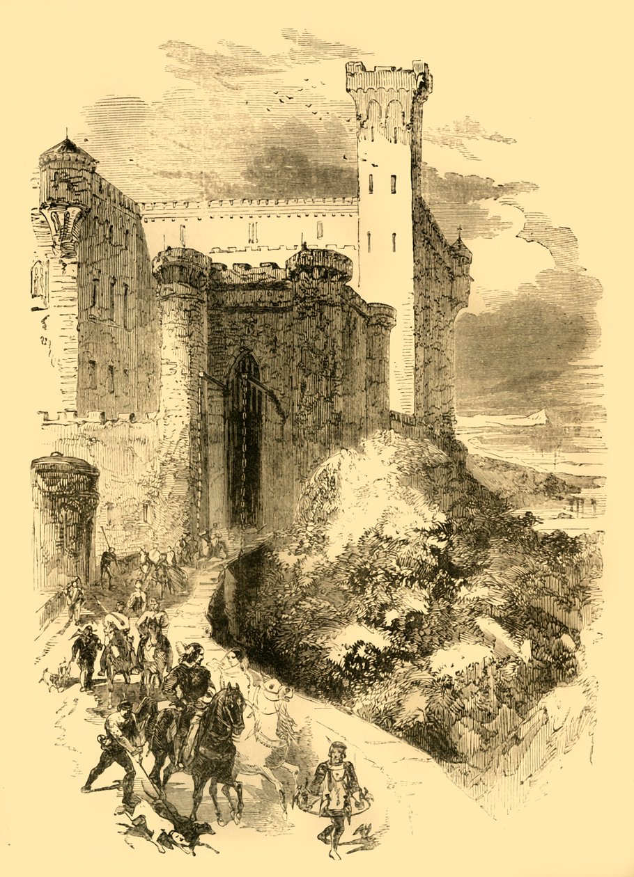 कॉर्मर्सन की गिनती के महल में नॉरमैंडी के रॉबर्ट, c1890। द्वारा अज्ञात