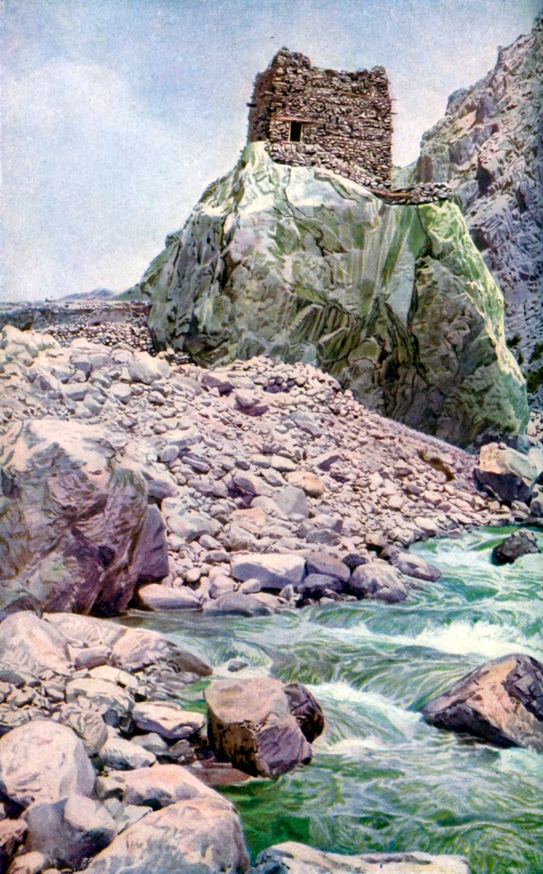 रॉक गढ़, अफगान सीमा, c1924 द्वारा अज्ञात
