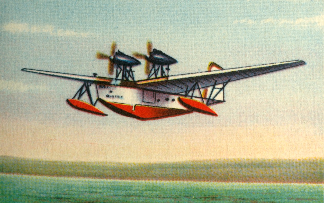 रोहरबाक रोस्ट्रा उड़ान नाव, 1920, 1932। द्वारा अज्ञात
