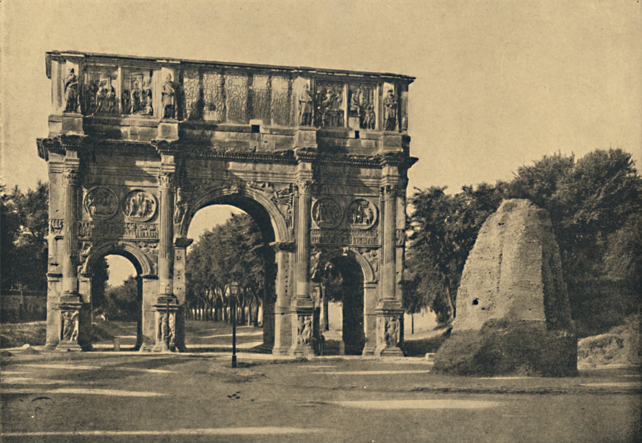 रोमा - आर्क ऑफ कॉन्स्टेंटाइन ईस्वी 315, 1910 द्वारा अज्ञात