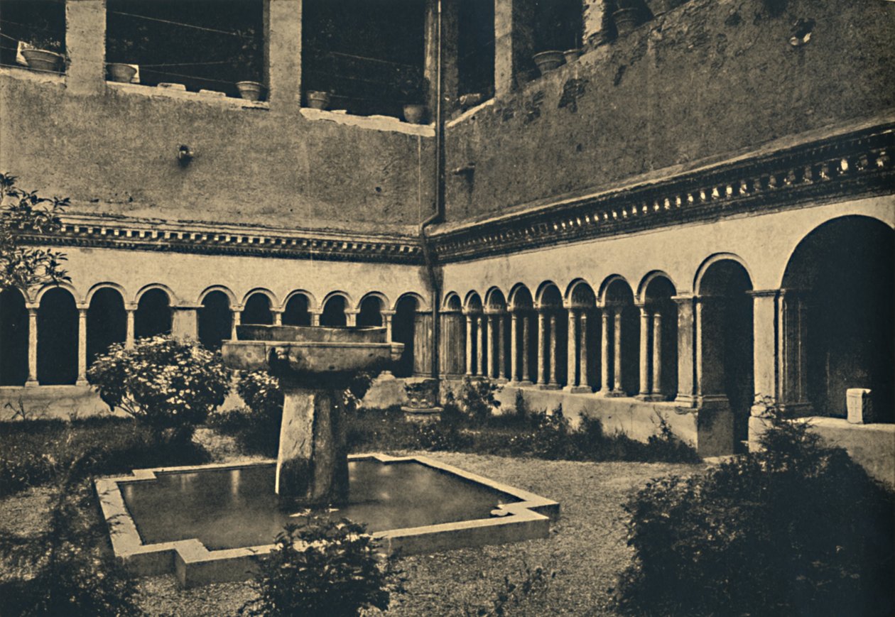रोमा - एसएस के क्लोइस्ट्स। कैटेलियन हिल पर क्वात्रो कोरोनाटी। 1113, 1910 में निर्मित द्वारा अज्ञात