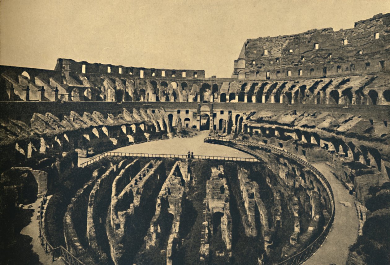 रोमा - फ़्लेवियन एम्पीथिएट्रे, 1910। द्वारा अज्ञात