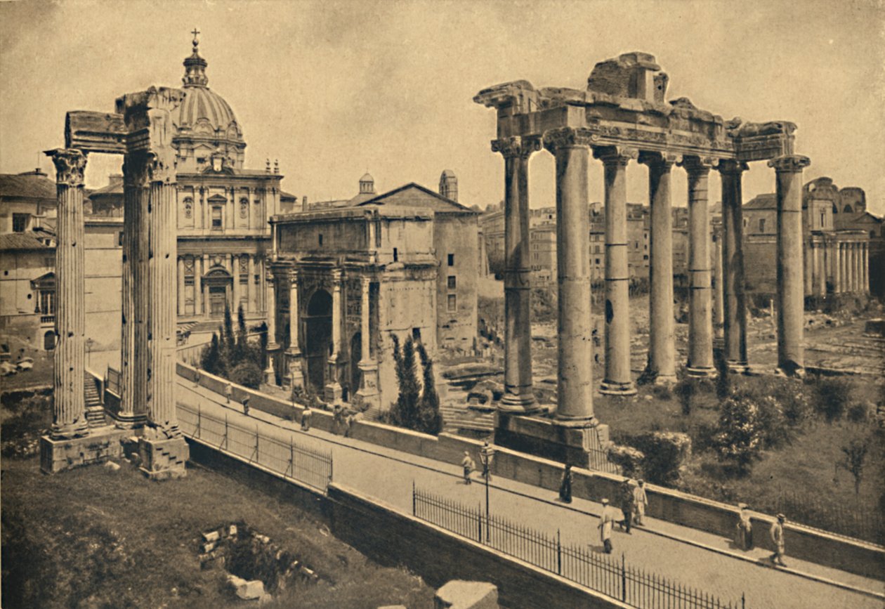 रोमा - रोमन फोरम, 1910 द्वारा अज्ञात