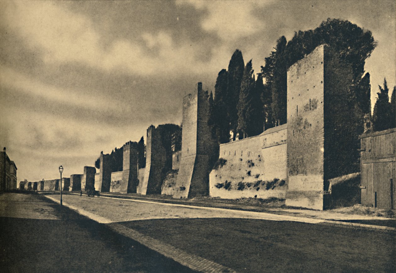 रोमा - द ऑरेलियन वॉल, 1910 द्वारा अज्ञात