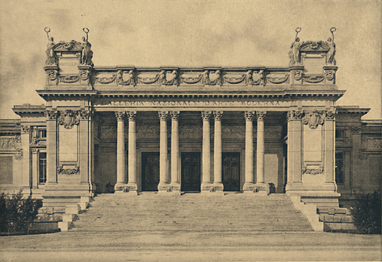रोम - वेले गिउलिया। नेशनल गैलरी ऑफ़ मॉडर्न आर्ट। बज़ानी, 1910, 1910 द्वारा अज्ञात