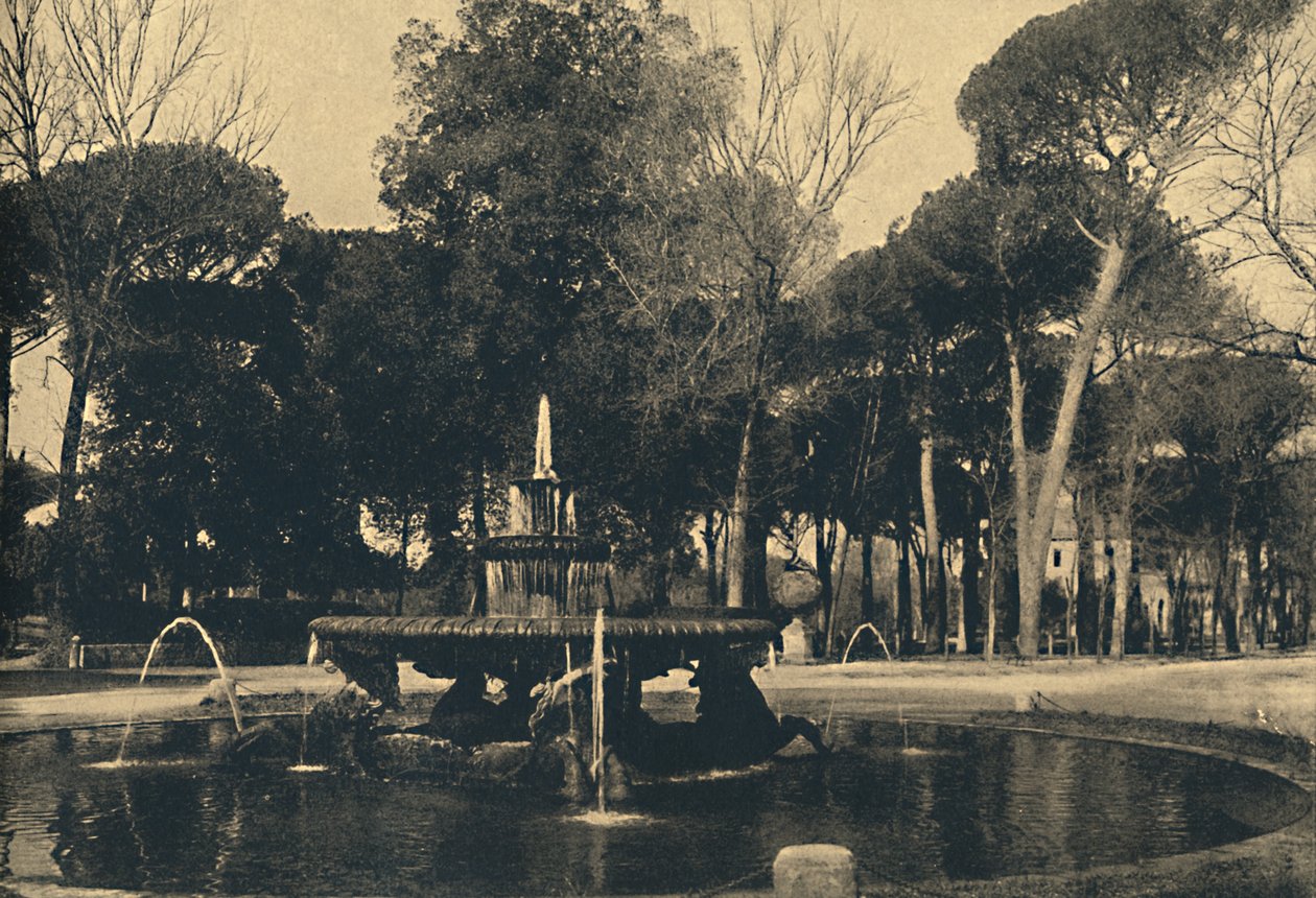 रोमा - विला बोरगेसी - फाउंटेन ऑफ़ द सी-हॉर्स, 1910 द्वारा अज्ञात