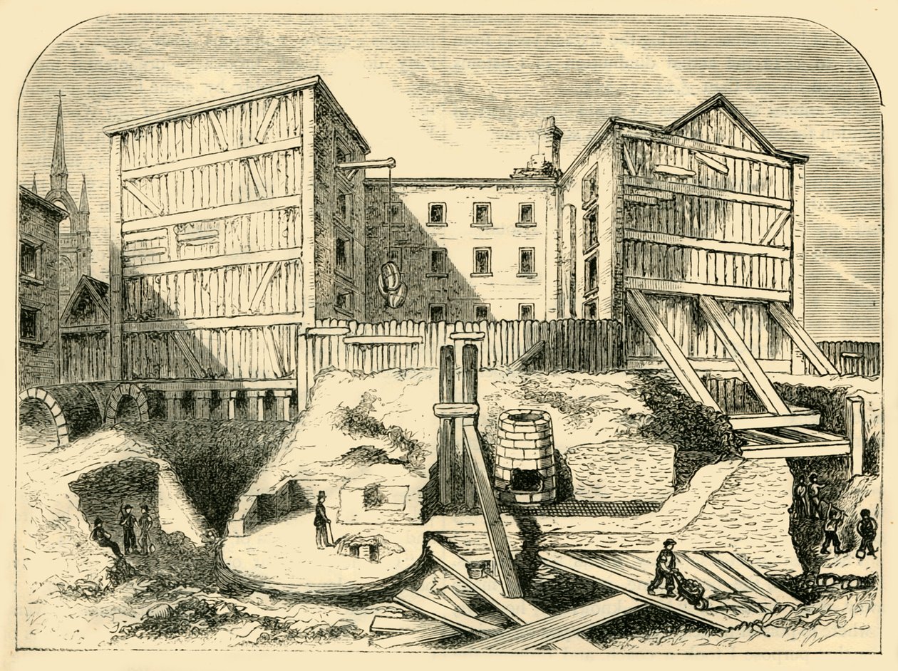 रोमन रेन्स बिलिंग्सगेट में पाए गए, c1872। द्वारा अज्ञात