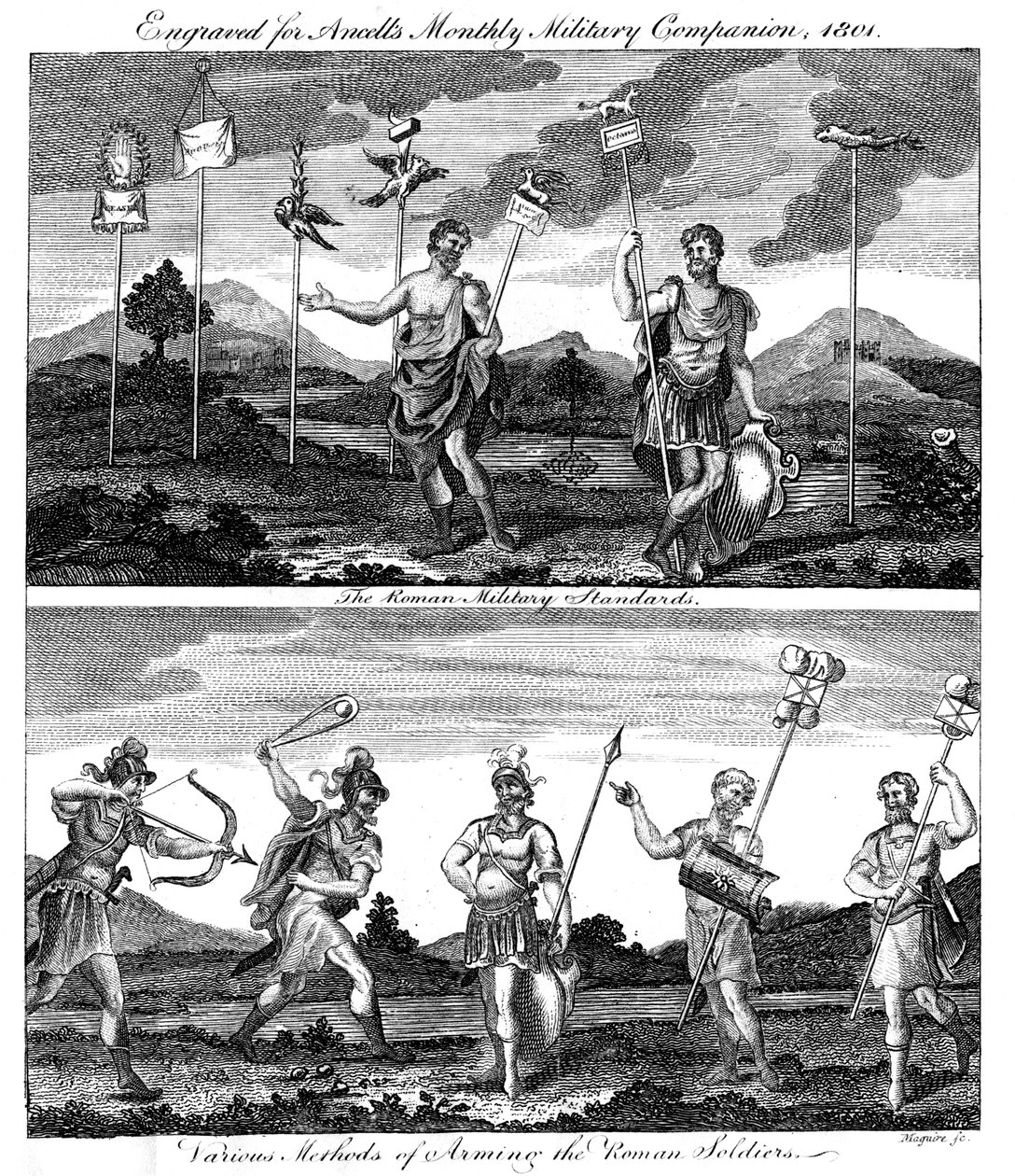 रोमन सैनिक, 1801 द्वारा अज्ञात