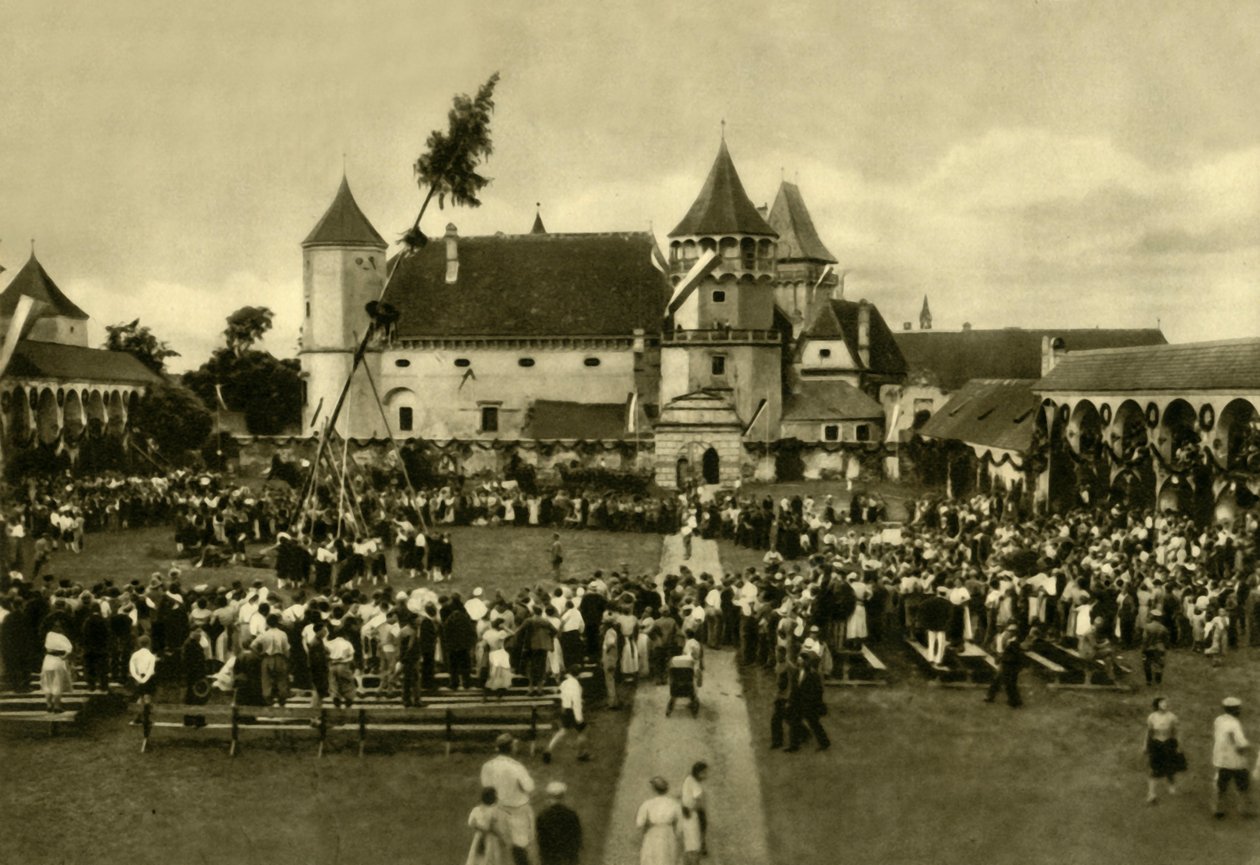 रोसेनबर्ग कैसल, लोअर ऑस्ट्रिया, c1935। द्वारा अज्ञात