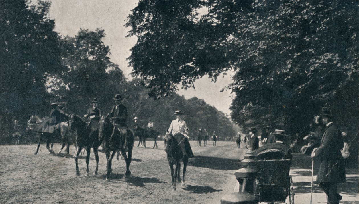 रोटेन रो, हाइड पार्क, c1900 द्वारा अज्ञात
