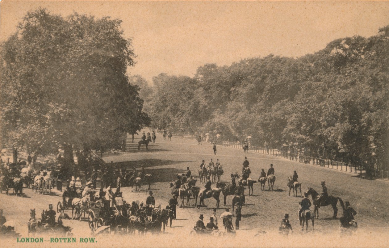 रोटेन रो, लंदन, c1900 द्वारा अज्ञात