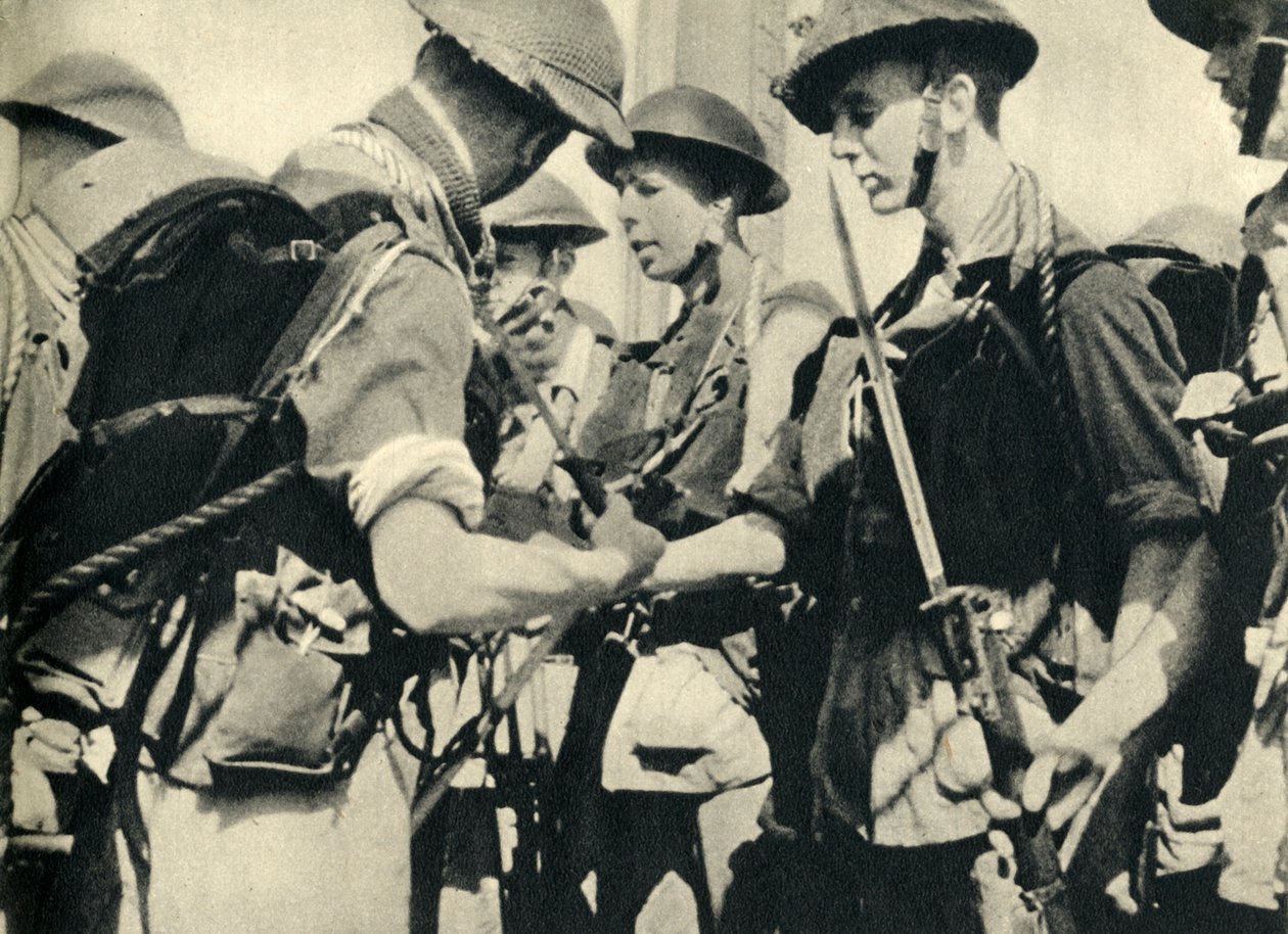 सिसिली के आक्रमण से पहले रॉयल मरीन, द्वितीय विश्व युद्ध, 1943 1944। द्वारा अज्ञात